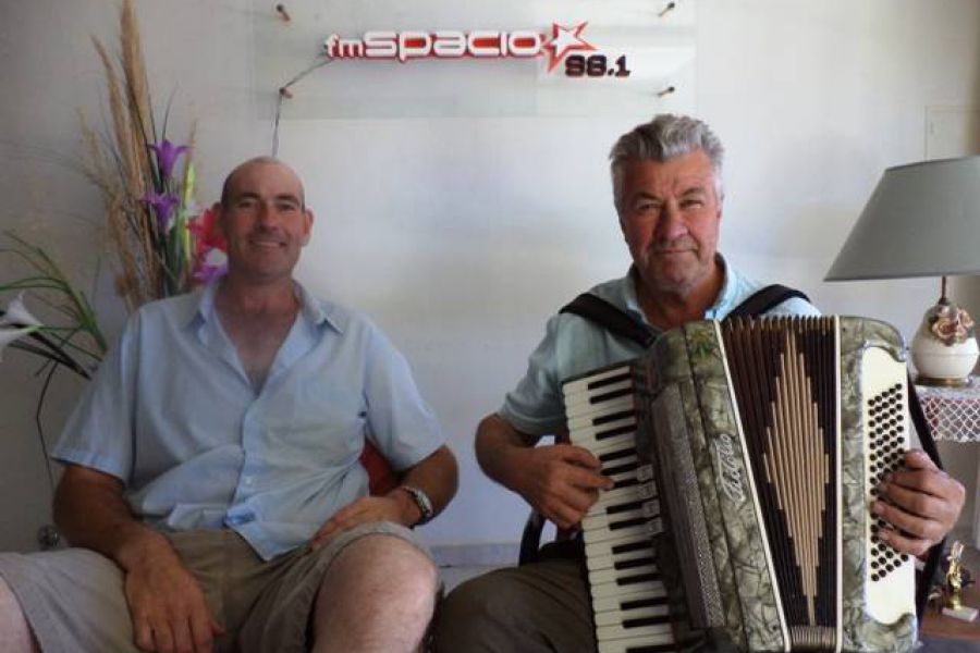 Reinaldo Montu y Hugo Stang - Foto FM Spacio