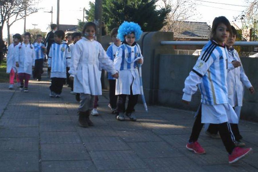 Festejos Argentina vs Suiza . Foto FM Spacio