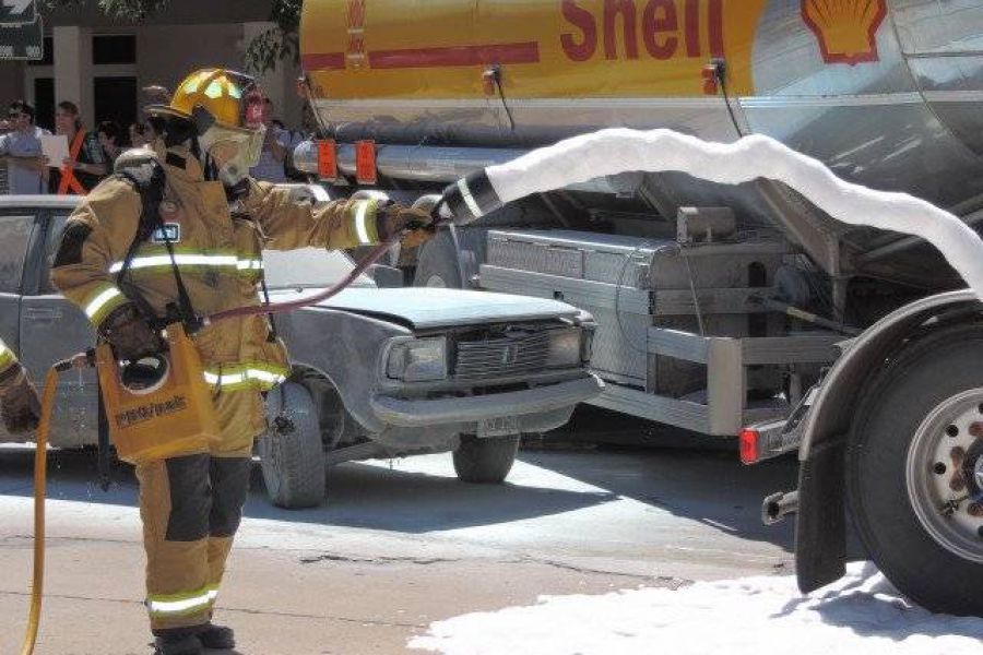 Simulacro de incidente - Foto Comuna de Franck