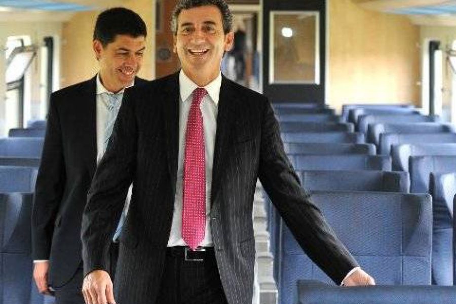 Randazzo en tren - Foto Presidencia