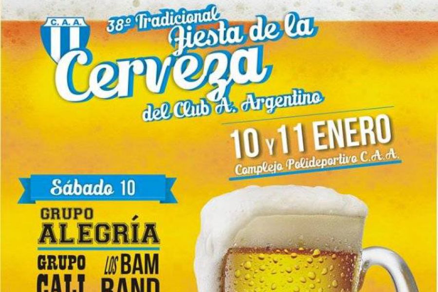 Fiesta de la Cerveza 2015 - Afiche CAA SCC