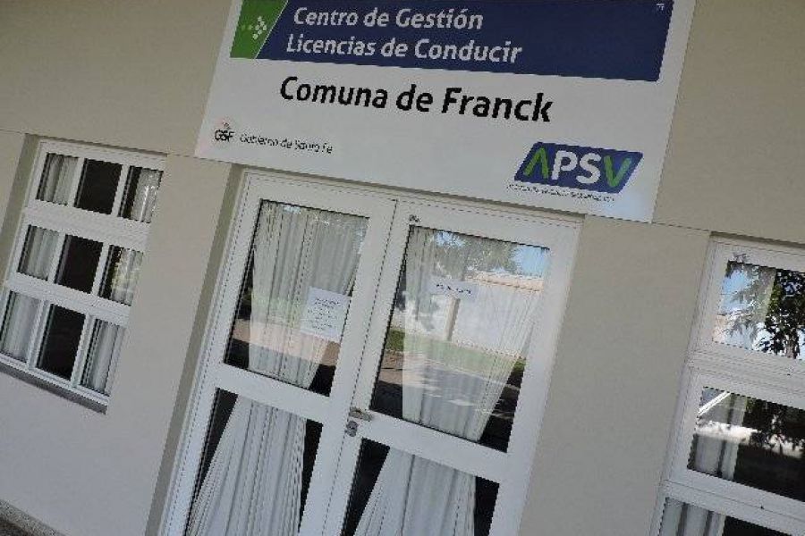 Centro habilitante de conductores - Foto Prensa Comuna de Franck