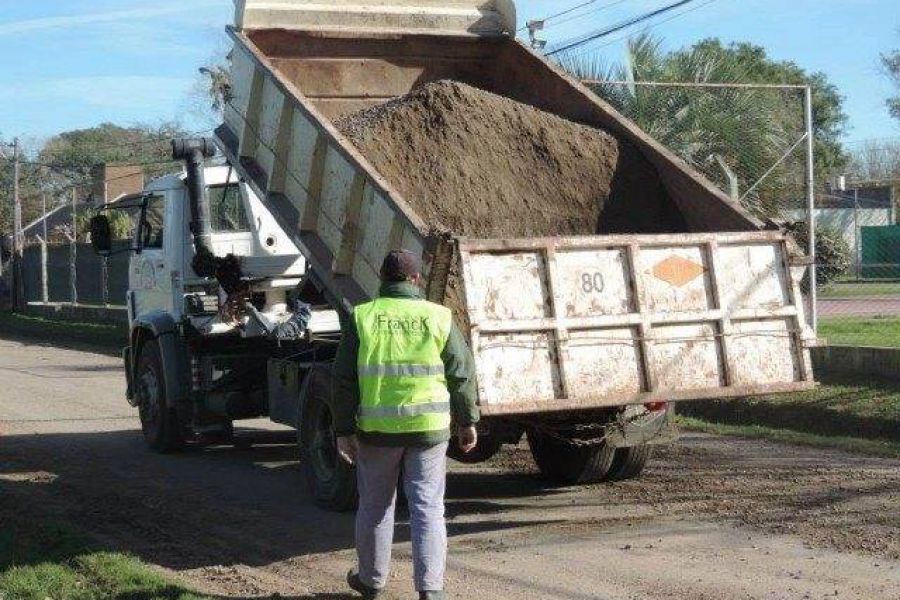 Mantenimiento de enripiados - Foto Comuna de Franck