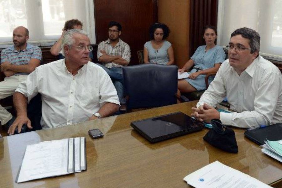 Rodriguez con productores - Foto Presidencia