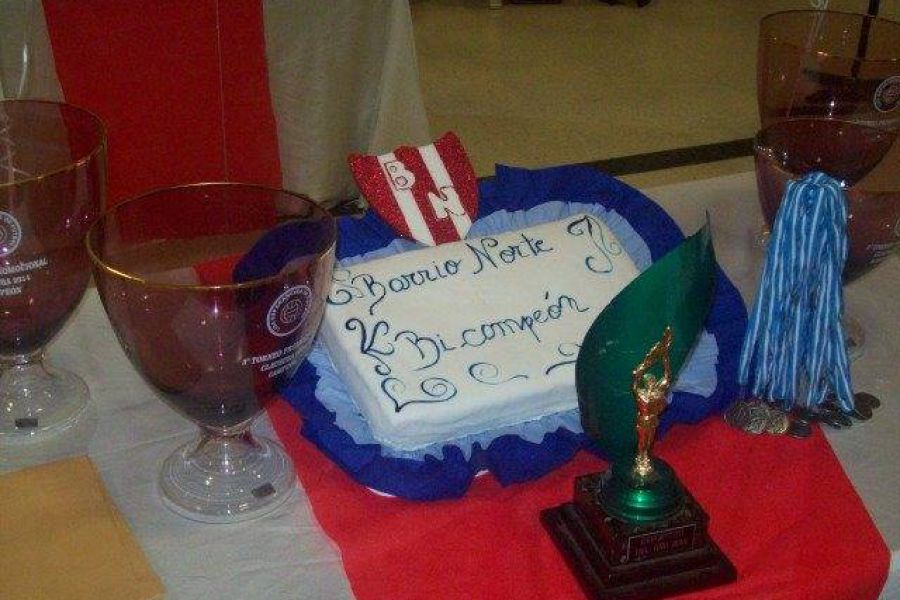 Cena Barrio Norte bicampeon 2014 - Foto FM Spacio