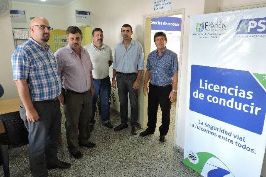 Centro habilitante de conductores - Foto Prensa Comuna de Franck