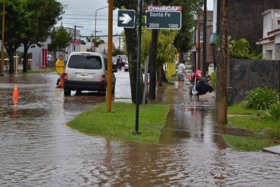 Lluvias en Franck - Foto FM Spacio