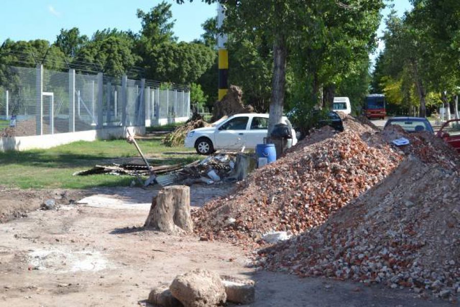 Obras en Sarmiento de Humboldt - Foto FM Spacio