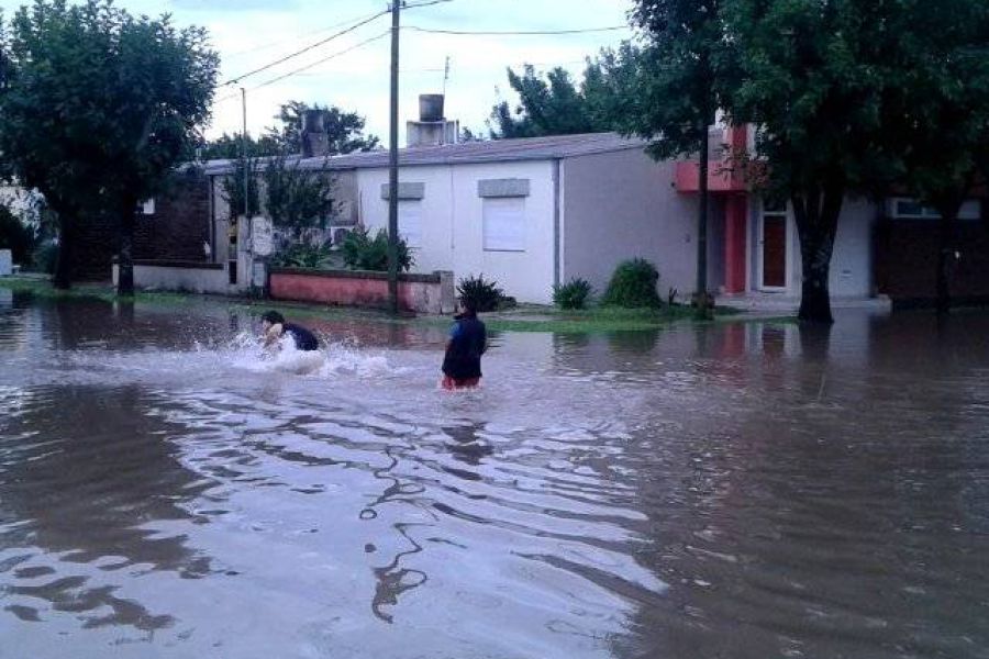 Lluvias en Franck - Foto Cecilia Enrico