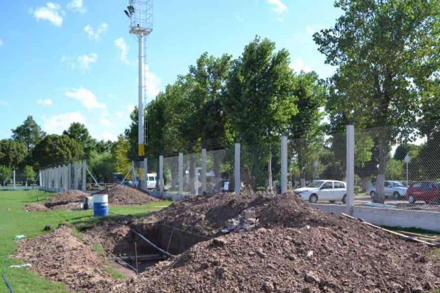 Obras en Sarmiento de Humboldt - Foto FM Spacio