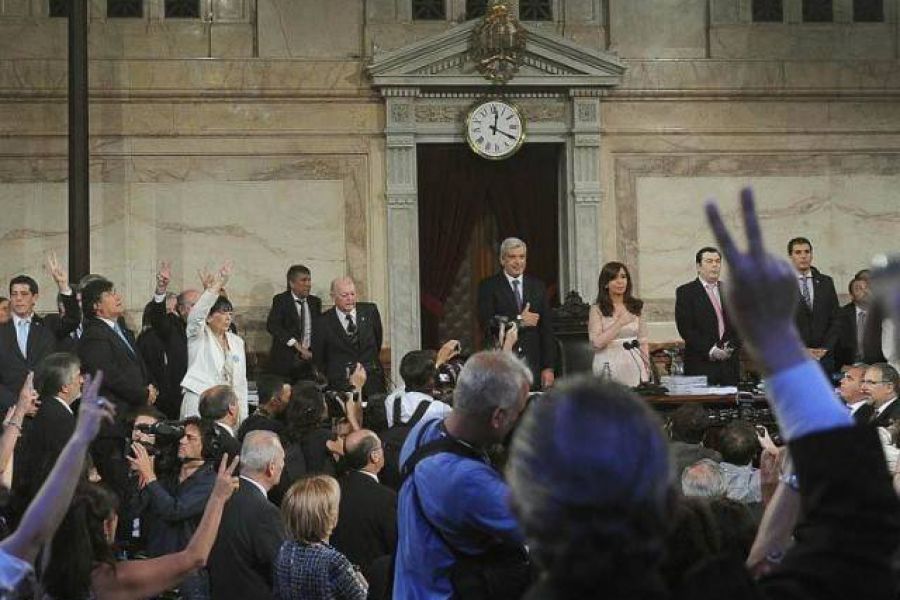 CFK sesiones ordinarias - Foto Telam