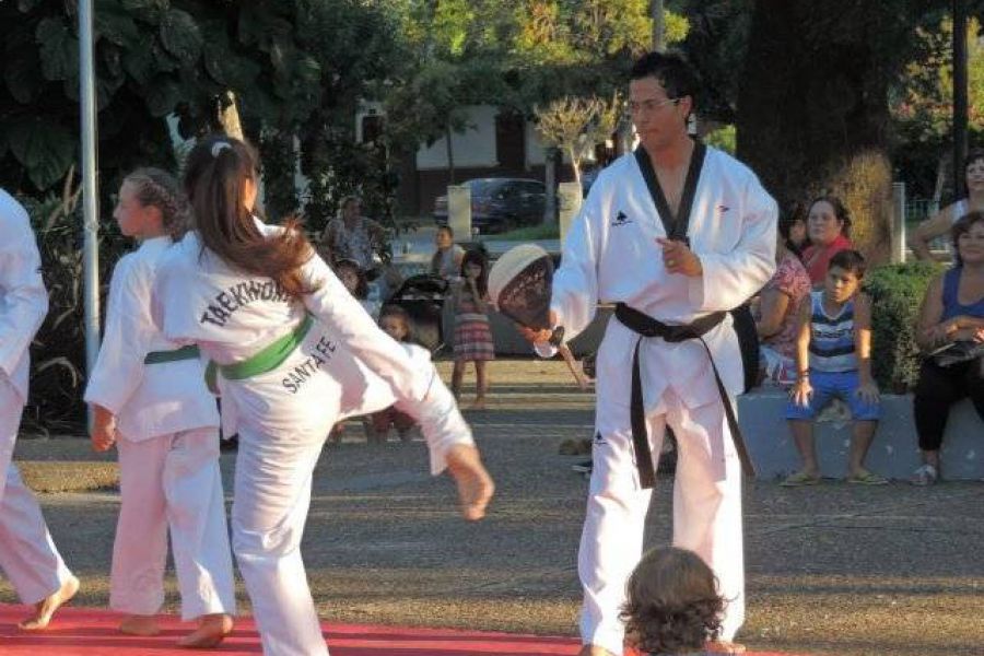 Demostracion de Tae Kwondo - Foto Comuna de Franck