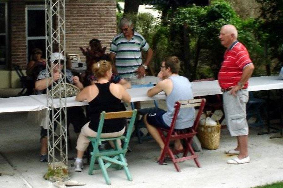 Almuerzo del CAF en Sauce Viejo - Foto FM Spacio