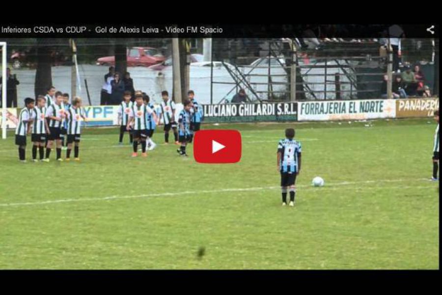 Inferiores CSDA vs CDUP - Gol de Alexis Leiva