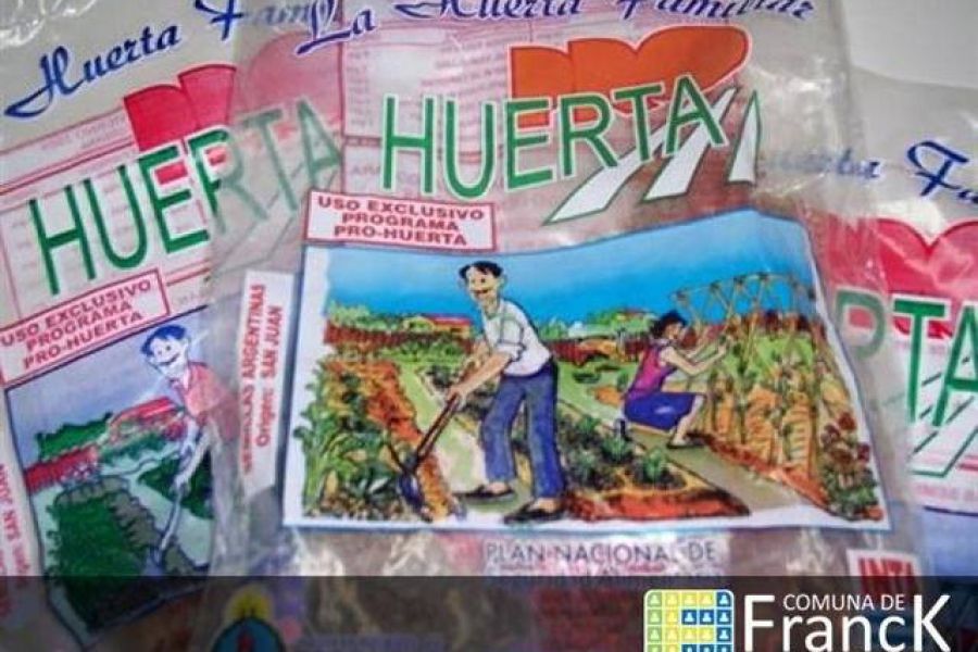 Semillas para huerta - Imagen Comuna de Franck