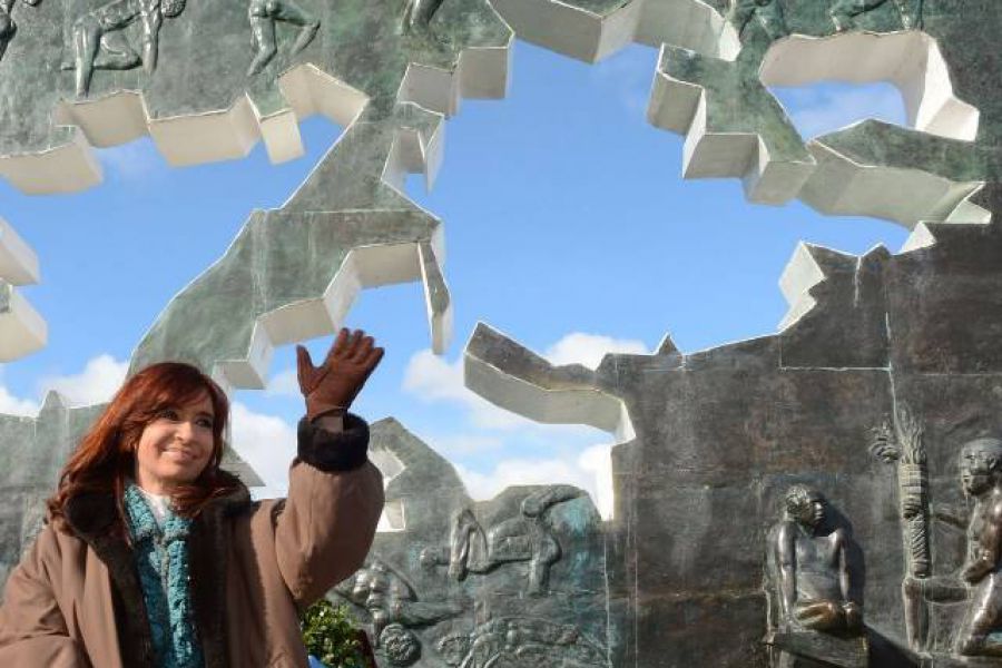 CFK discurso en Ushuaia - Foto Presidencia