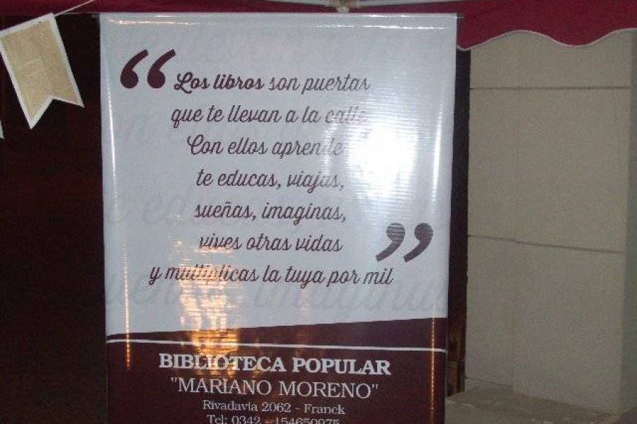Biblioteca Popular Mariano Moreno - Foto FM Spacio