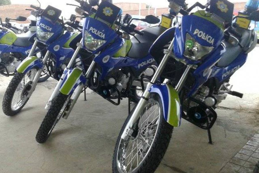 Policia motorizada - Foto Prensa GSF