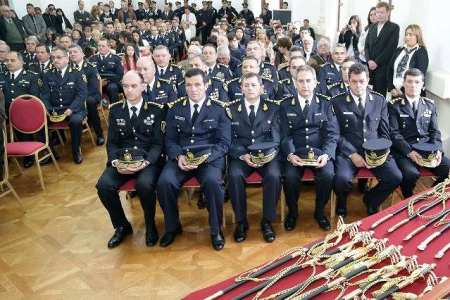 Comisarios ascendidos - Foto Prensa GSF