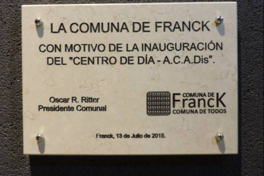 ACADis Franck - Foto Comuna de Franck