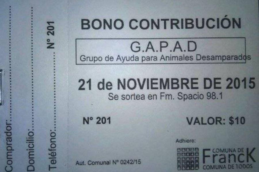 Bono contribucion GAPAD