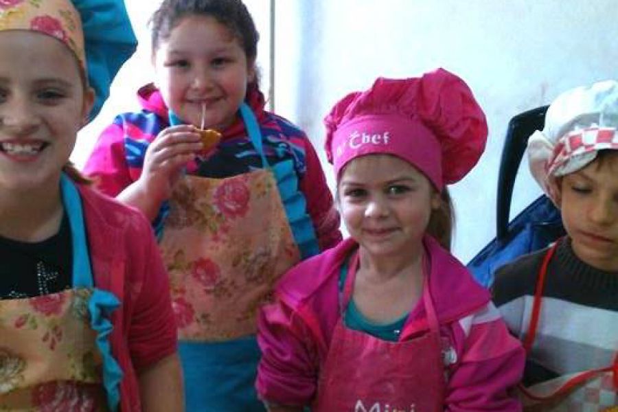 Cocineritos de la Escuela Comunal Artes y Oficios - Foto FM Spacio