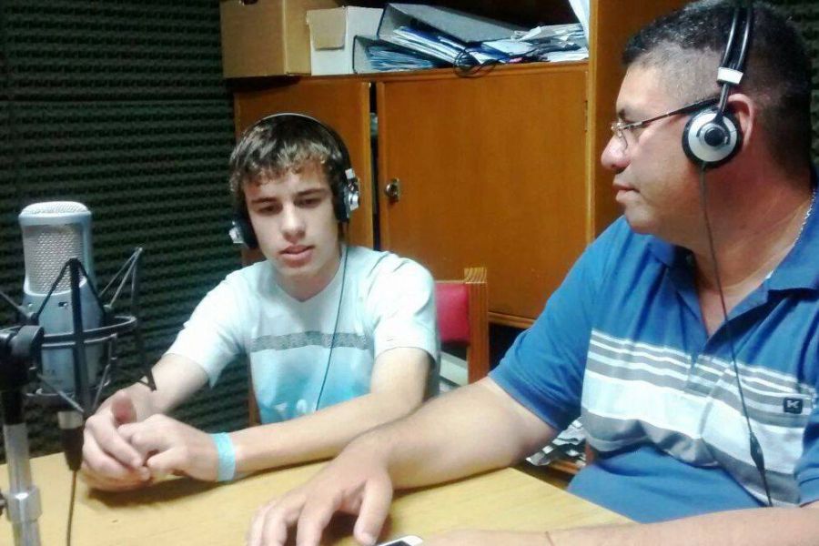 Alexis Degiorgio y Ariel Ayala - Foto FM Spacio