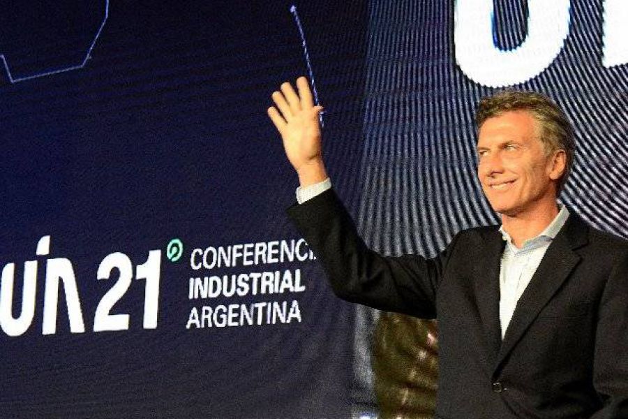 Macri en la UIA - Foto Presidencia