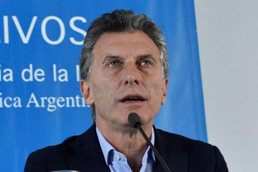 Macri en conferencia - Foto Presidencia