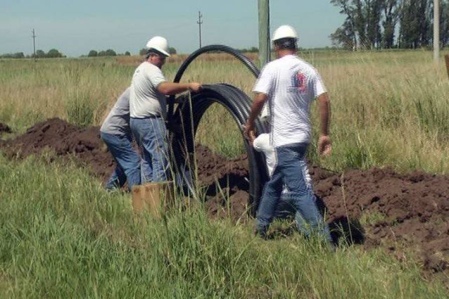 Trabajos Cooperativa de Agua - Foto FM Spacio