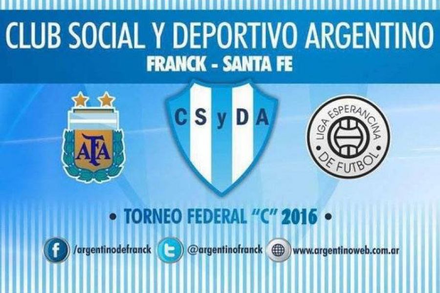 Federal C: Argentino de Franck recibe a San Lorenzo