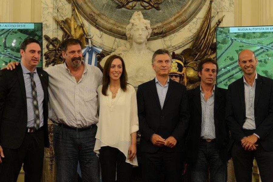 Anuncio de Obras viales - Foto Presidencia
