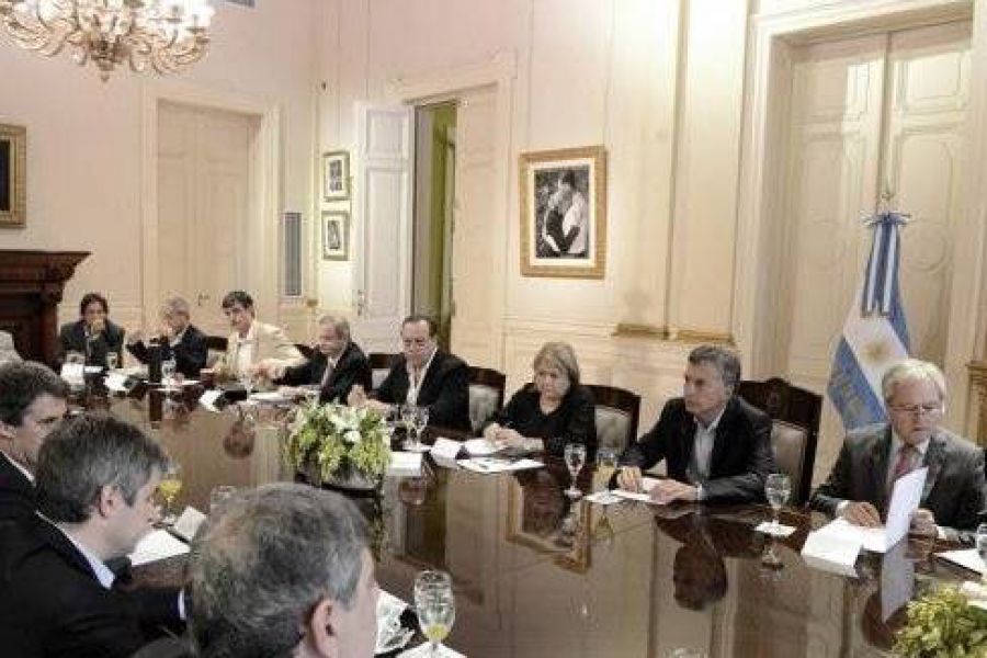 Reunion en Casa Rosada - Foto Presidencia