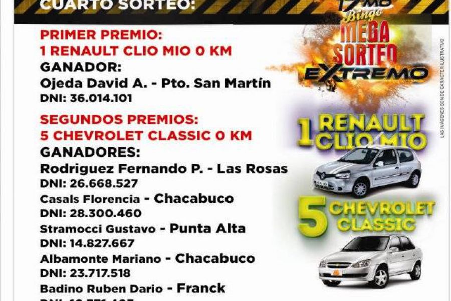 Cuarto Mega Sorteo - Las Parejas