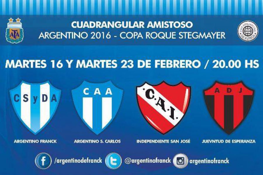 Cuadrangular amistoso «Copa Roque Stegmayer»