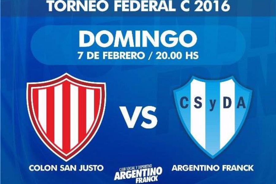 Se viene la tercera del Federal C 2016