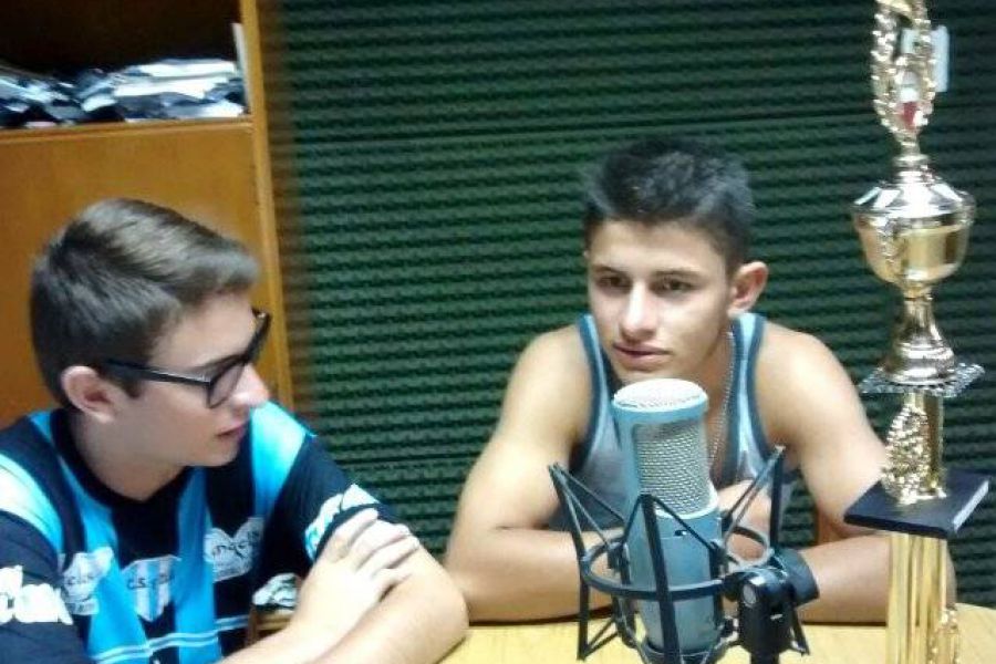 1Brian Martinelli y Francisco Diaz - Foto FM Spacio