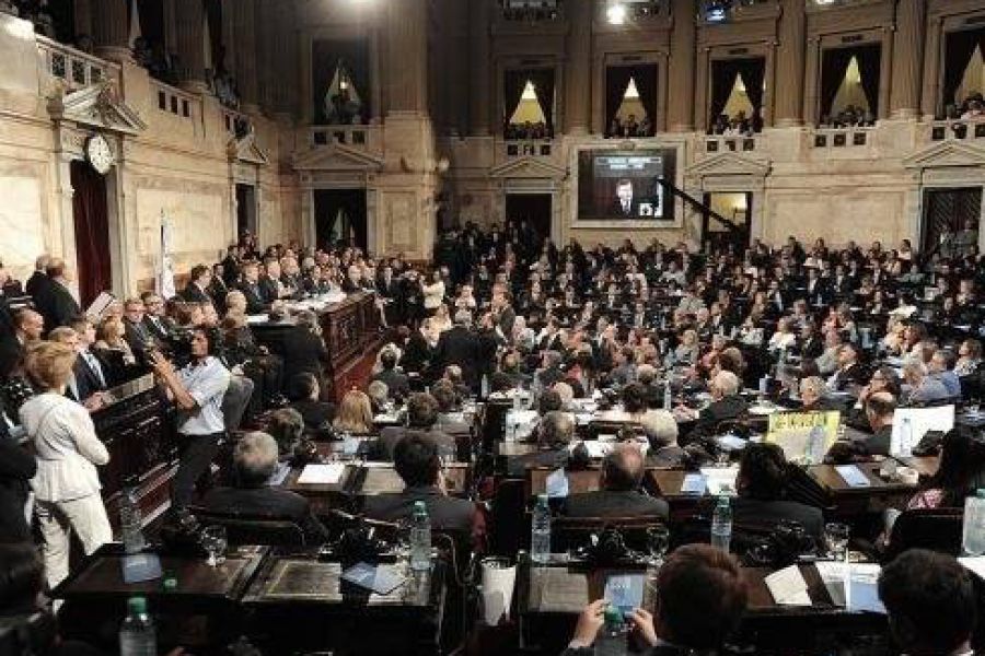 Macri en el Congreso - Foto Telam