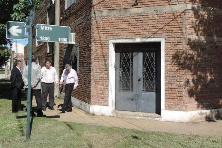 Ritter con autoridades del Nacion - Foto Comuna de Franck