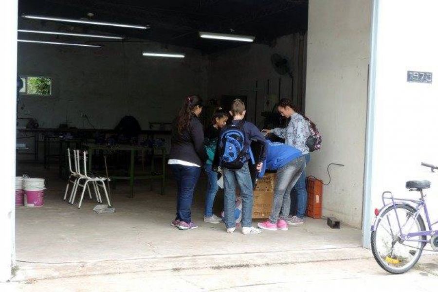 Nuevo taller de la EETP 298 - Foto FM Spacio