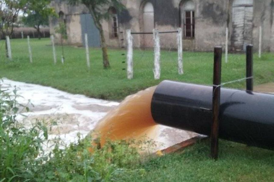 Anegamiento por lluvia en Las Tunas - Foto FM Spacio
