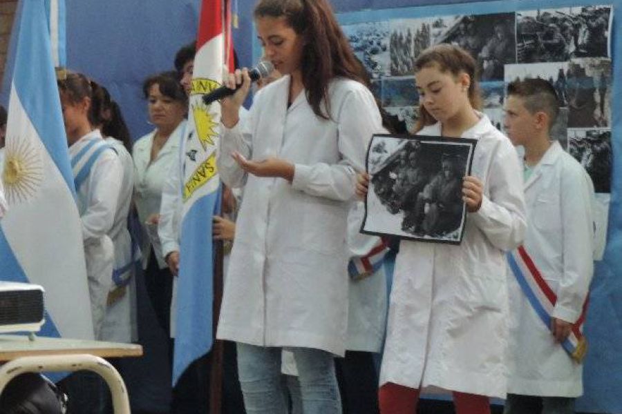 Acto por los Veteranos de Malvinas - Foto FM Spacio