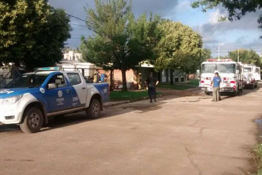 Fuga de acido en Anjober - Foto FM Spacio