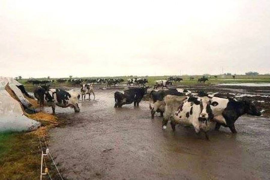 Inundacion en tambos - Foto SRLC