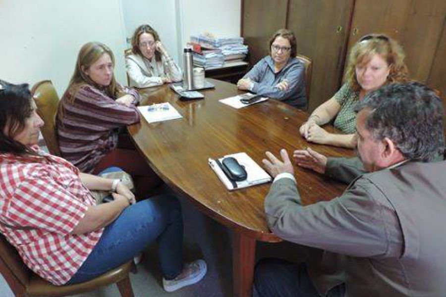 Ritter recibió a integrantes de «Recreando»