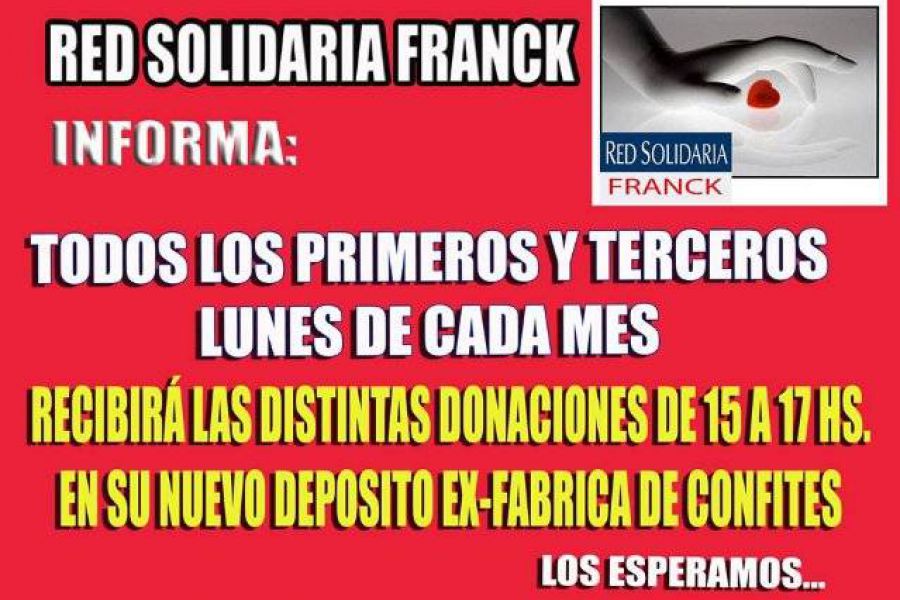 Placa Red Solidaria Franck