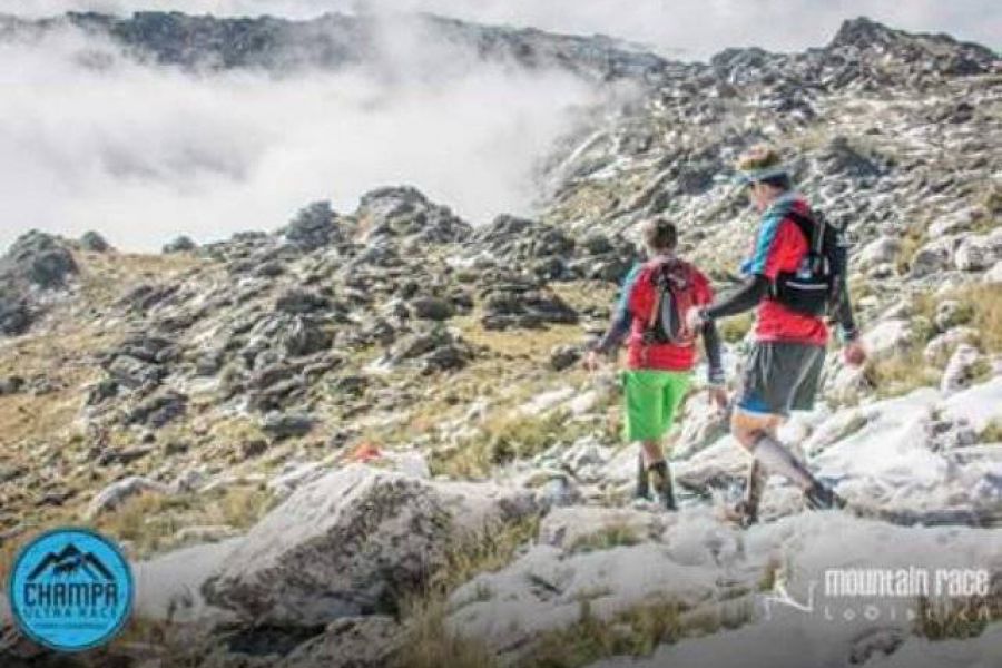 Pana Costamagna en el Champa Ultra Trail