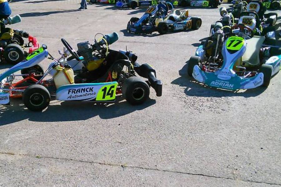 Karts Amherdt y Berlincourt en Sunchales