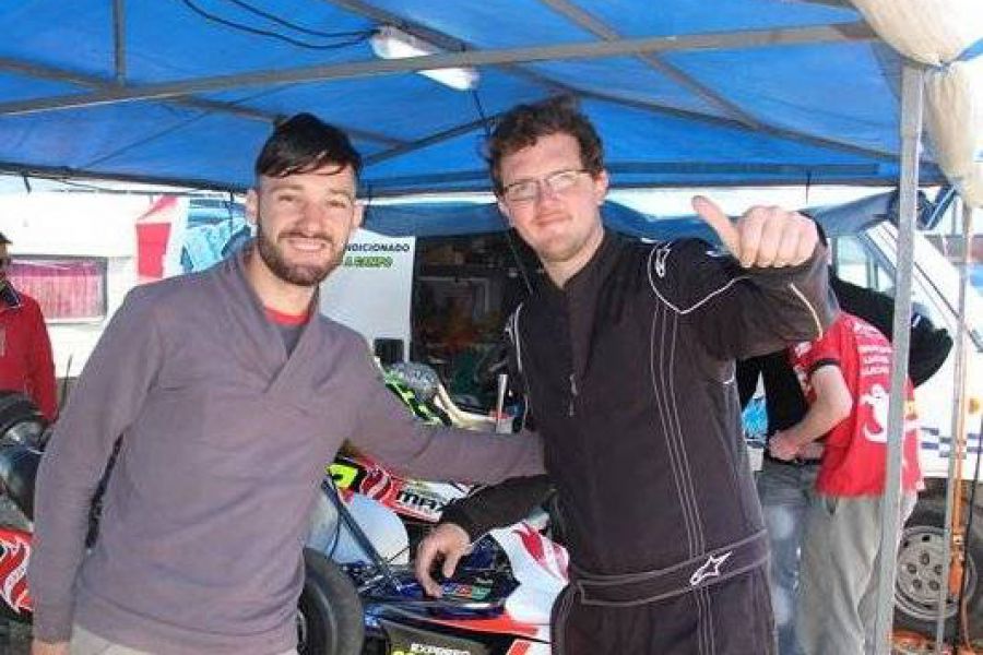 Kieffer y Chiavon en boxes - Foto RM