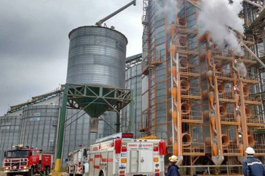 Incendio en Secadora - Foto Gustavo Winkelman